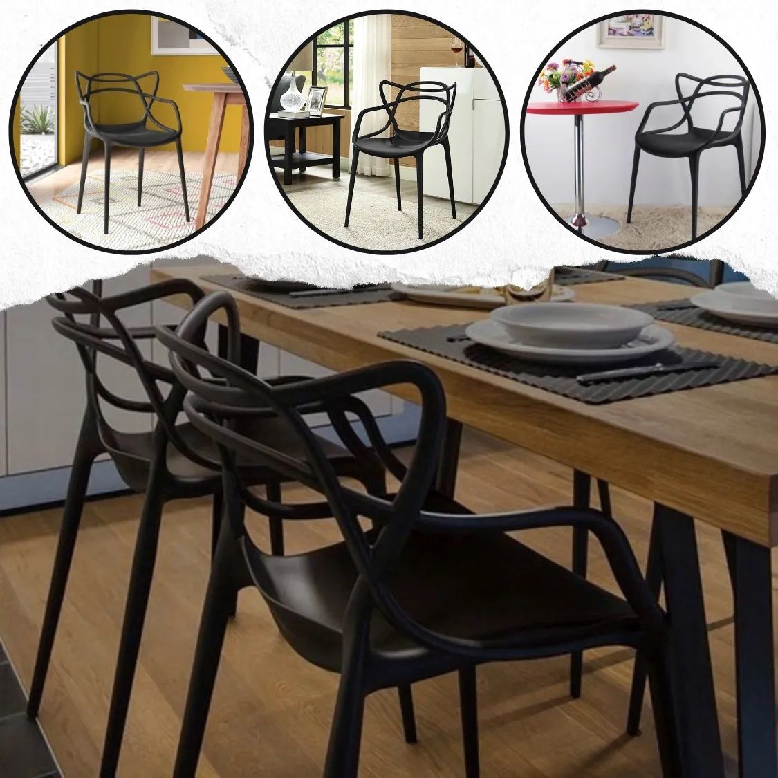 Nowe krzesło nowoczesne biuro jadalnia