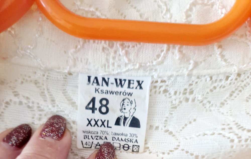 Bluzeczka damska koszulowa 48  Jan -wex