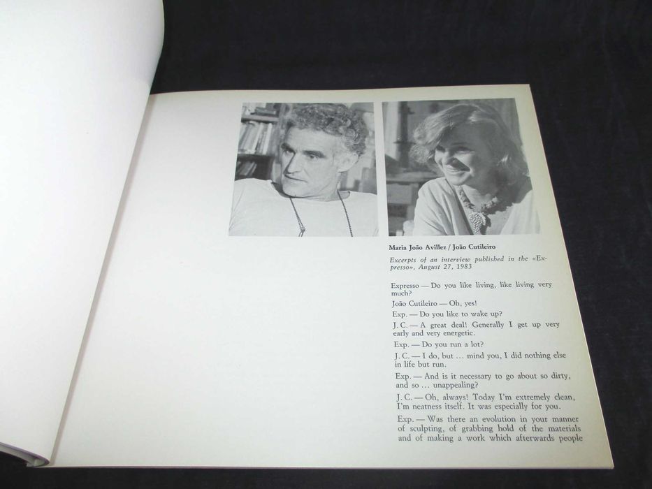 Livro João Cutileiro 45 recortes em mármore