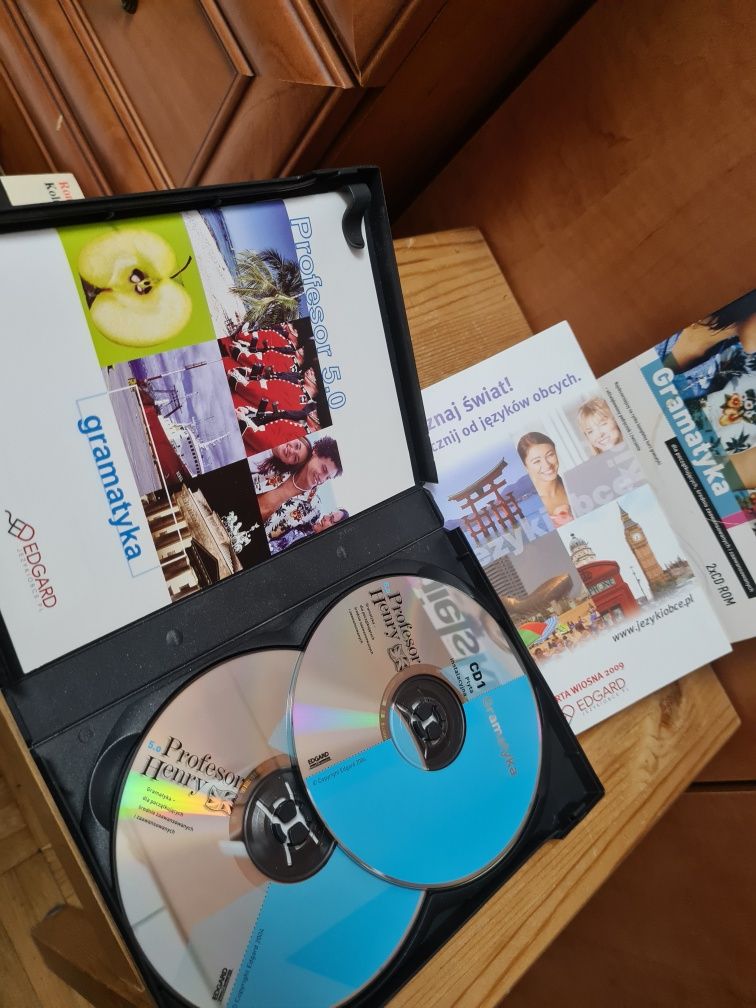 Angielski gramatyka Profesor Henry 2x płyta CD ROM