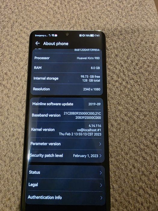 Huawei P30 PRO 8/128GB