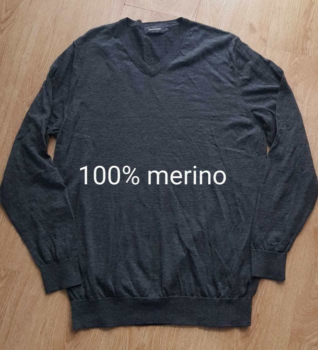 Dressmann merino 2XL grafitowy