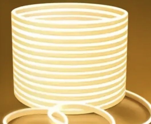 Світлодіодна неонова стрічка(смуга) Теплий білий колір 5 м