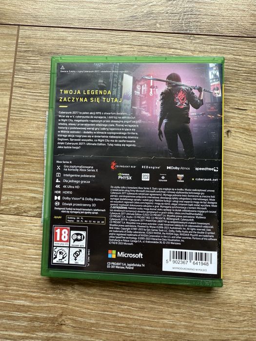 Gra Cyberpunk 2077 Ultimate Edition PL + Dodatek Widmo Xbox Series X