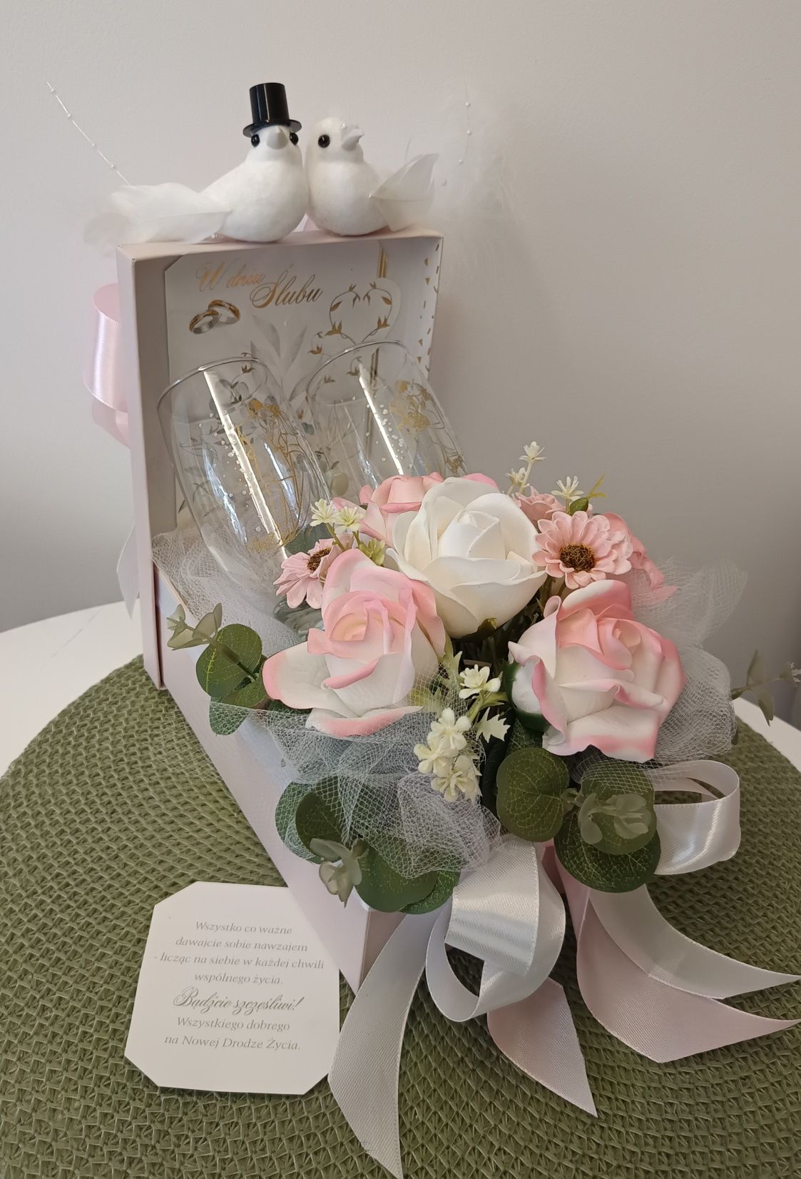 Flower box kwiaty mydlane