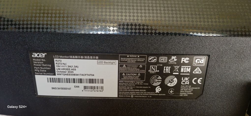 Monitor Acer Stan Bardzo dobry