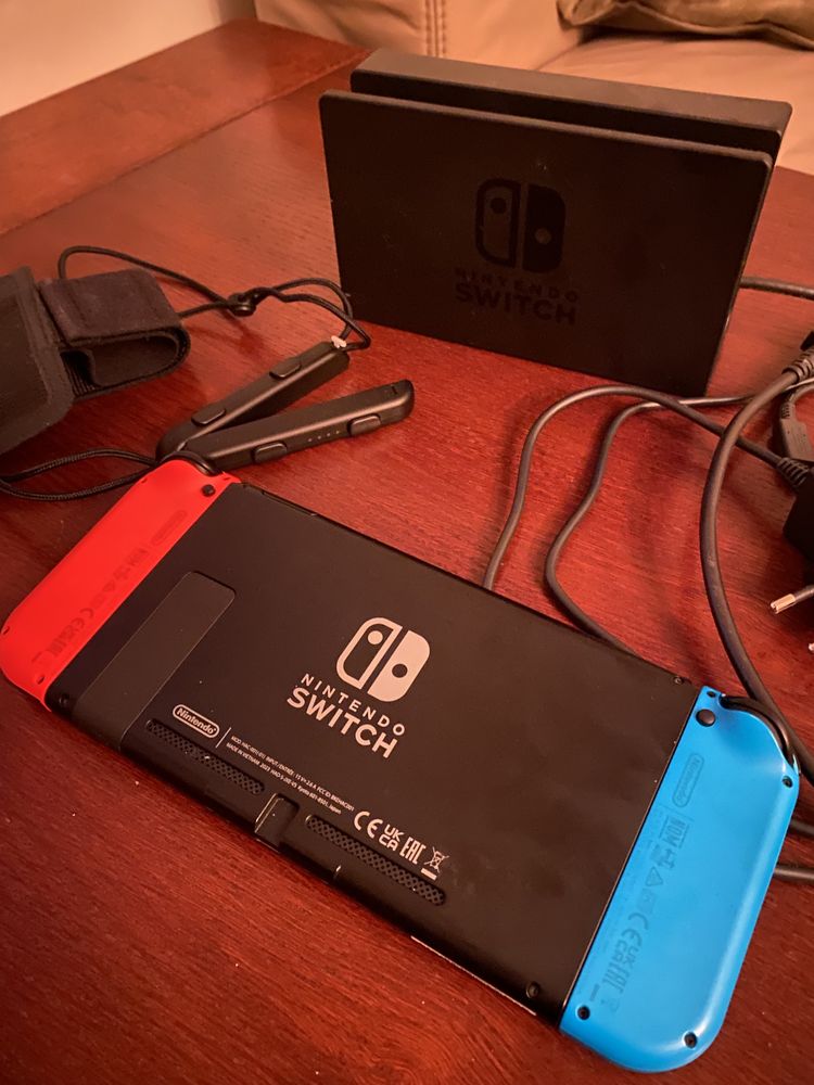 Oryginalne Nintendo switch z akcesoriami