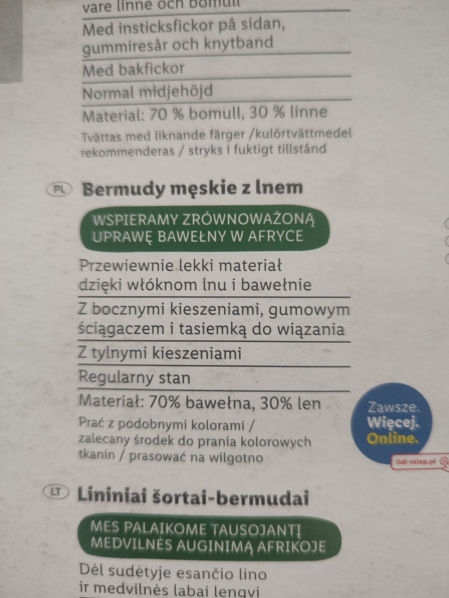 Spodenki męskie rozm 52