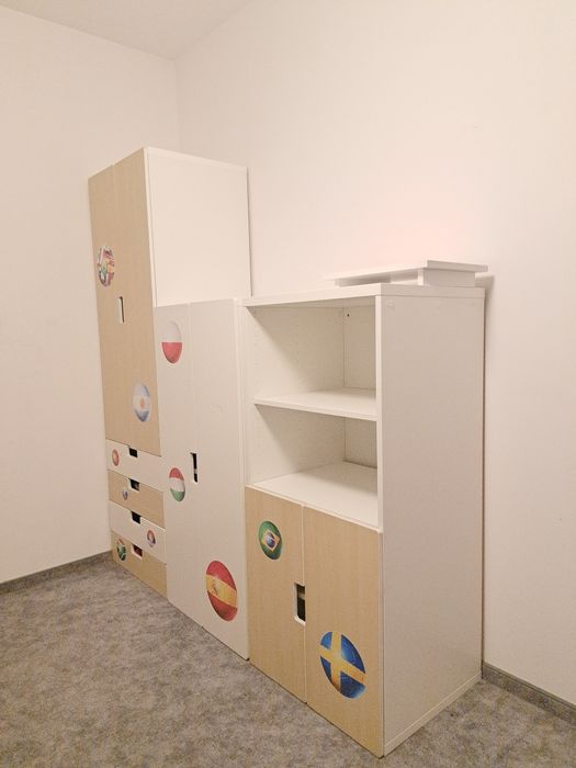 Zestaw mebli Ikea. Szafa, regał, szafka w zestawie