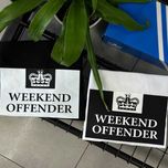 Футболка Weekend Offender Prison » Чорний, Білий » WK тюрма