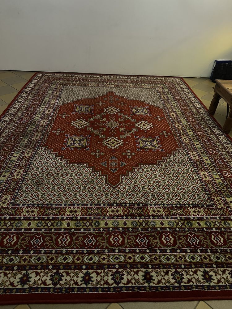 Dywan naturalny tkany welurowy 343x253
