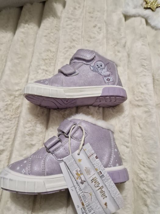 Trzewiki dziecięce Harry Potter Hedwiga ocieplane r. 23