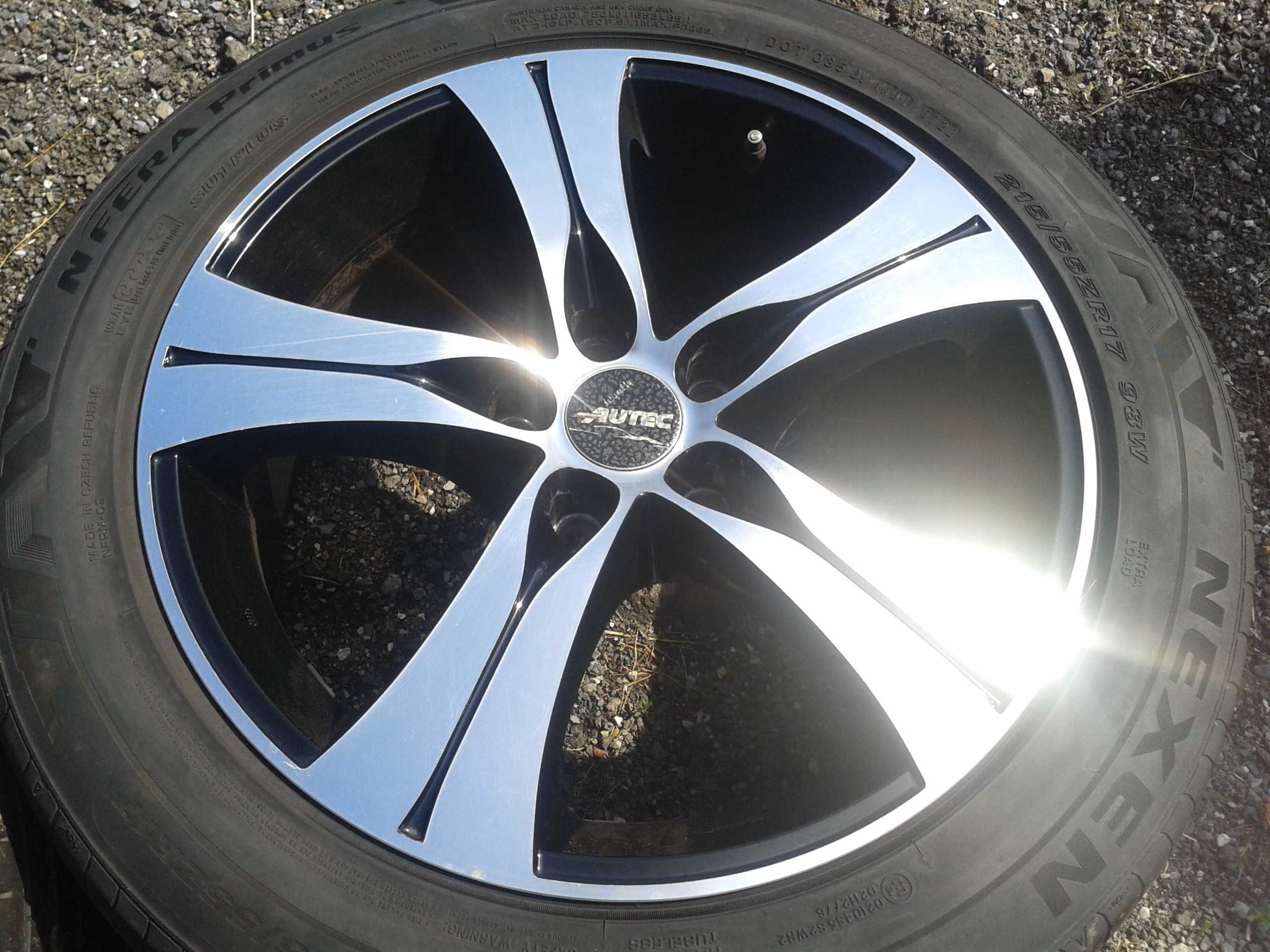 felgi r17 autec toyota avensis auris corolla rav4 verso chr 5x114,3