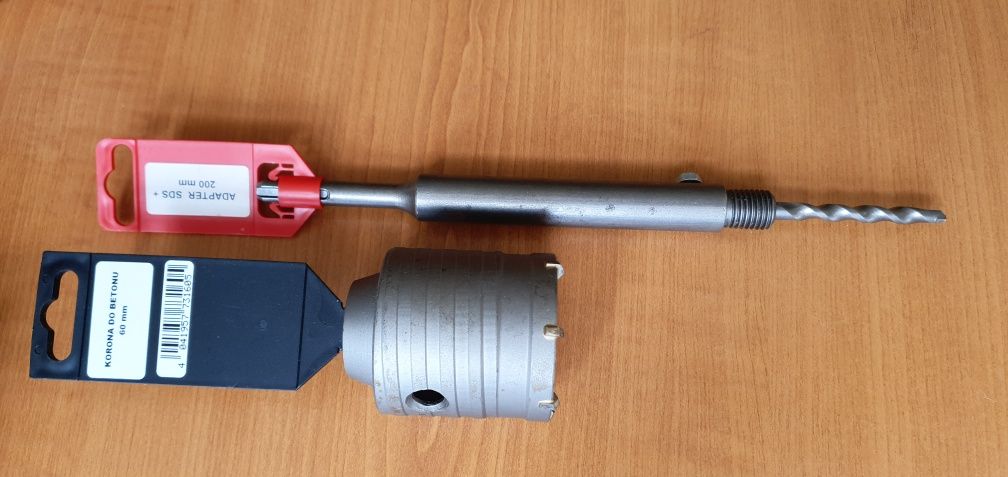 Otwornica do betonu DRILLCRAFT + adapter