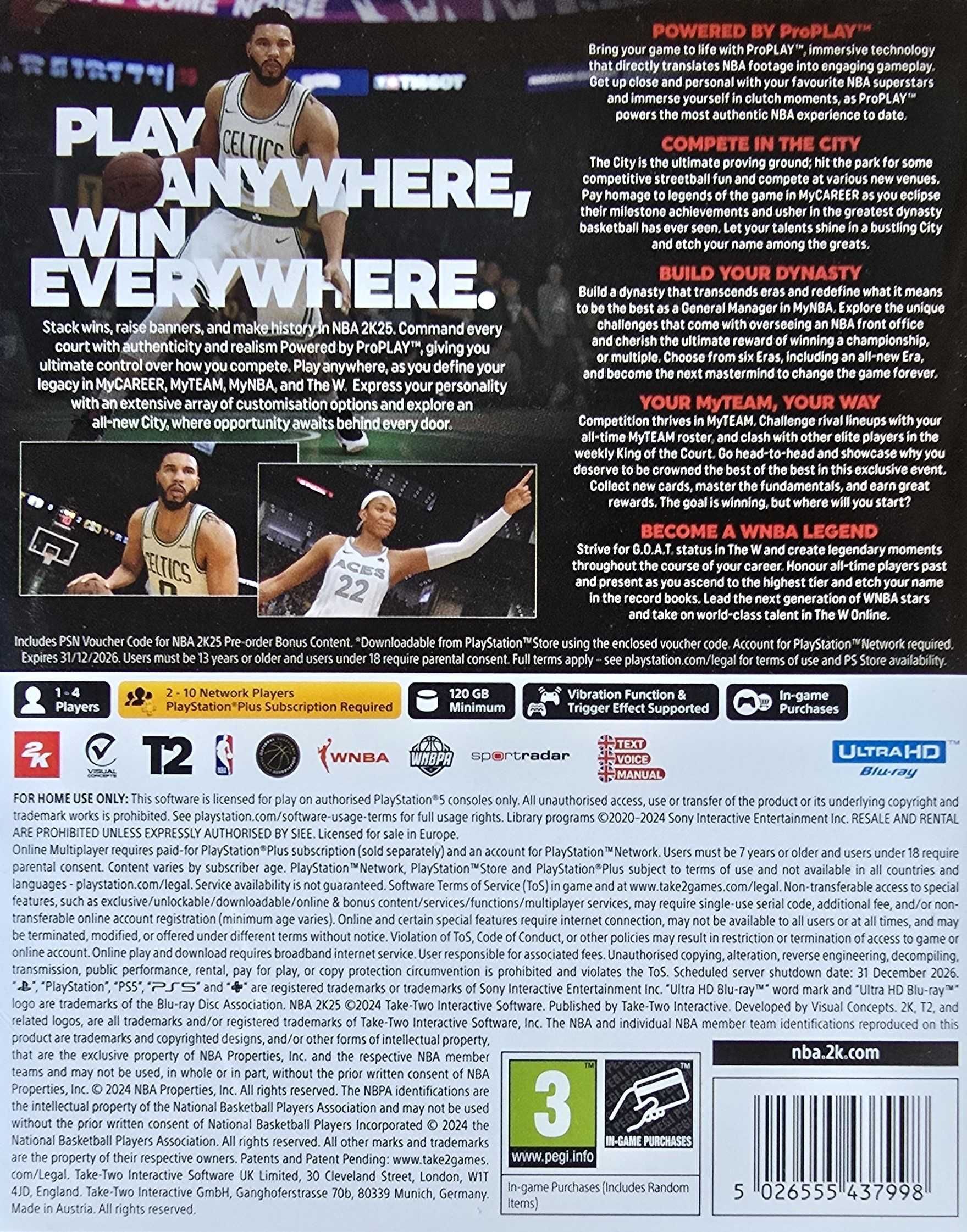 NBA 2K25 Playstation 5 PS5 Sklep Multigames Kraków