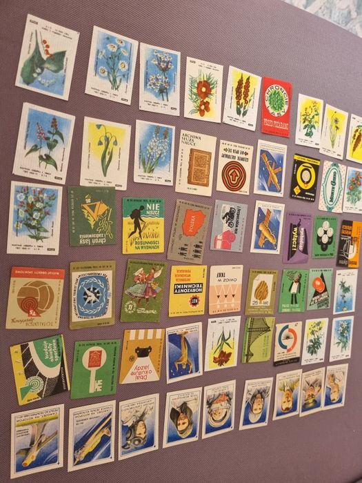 Etykiety zapałczane dla kolekcjonera
