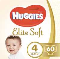 Huggies elite soft  4 60 штук