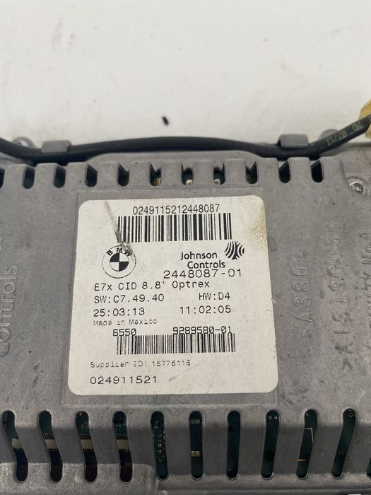 BMW X6 E71 X5 E70 Lift wyświetlacz navi moduł Gps