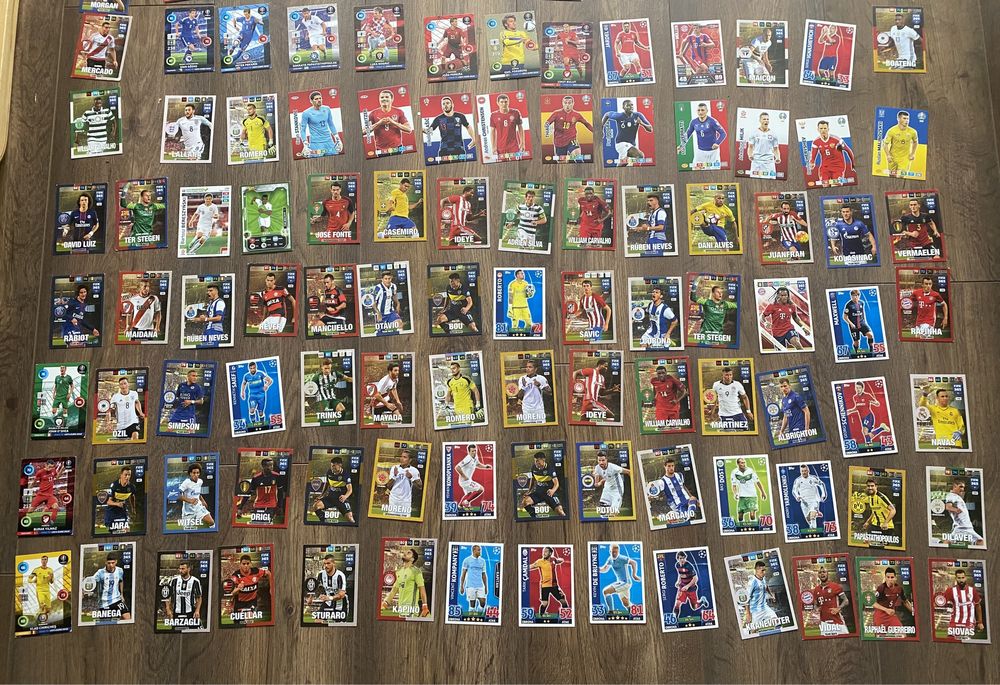 160 kart Karty z piłkarzami Euro 2016 UEFA Champions League FIFA 365
