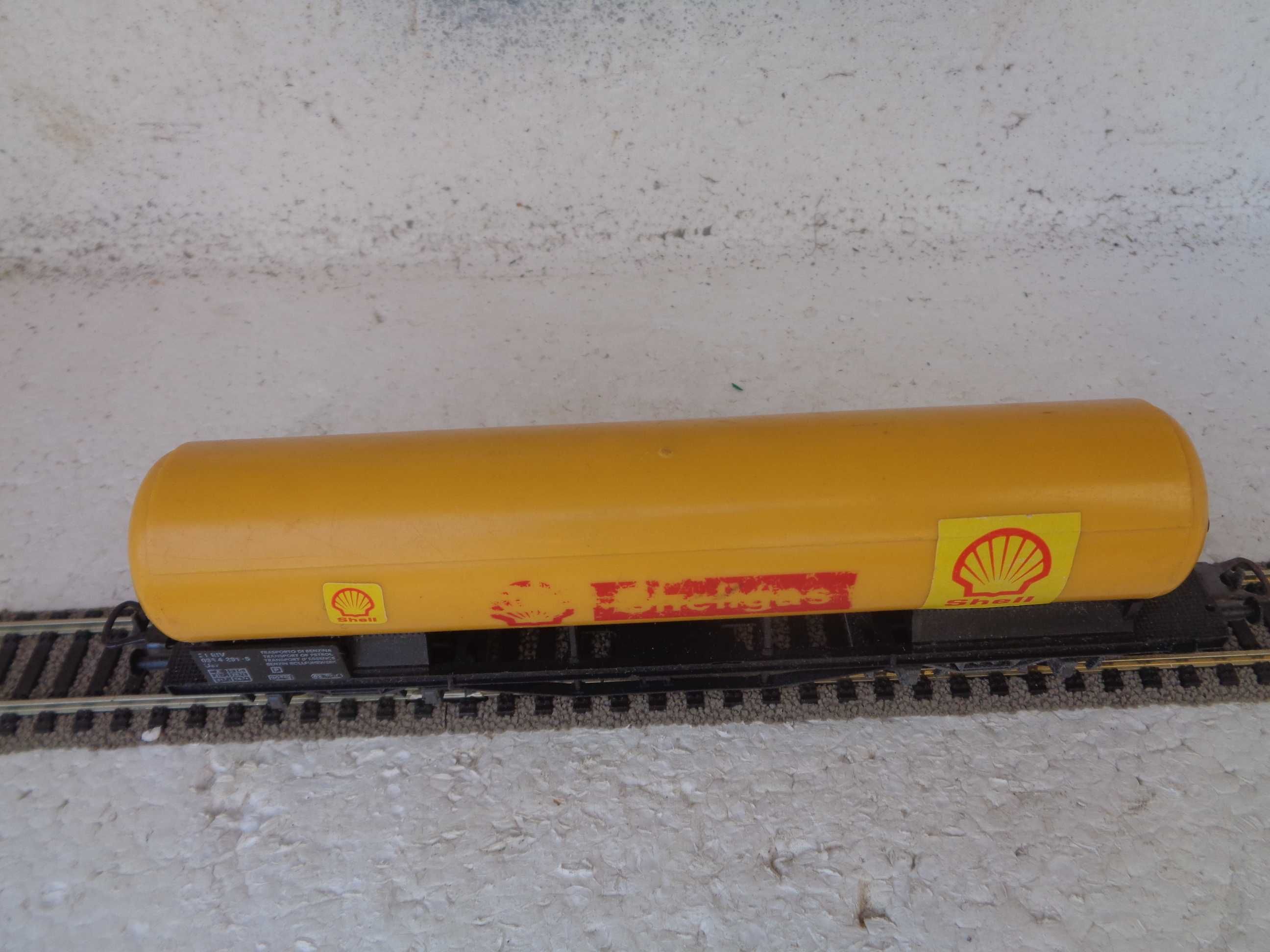1:87 LIMA Cisterna Shellgas carruagem mercadorias comboio