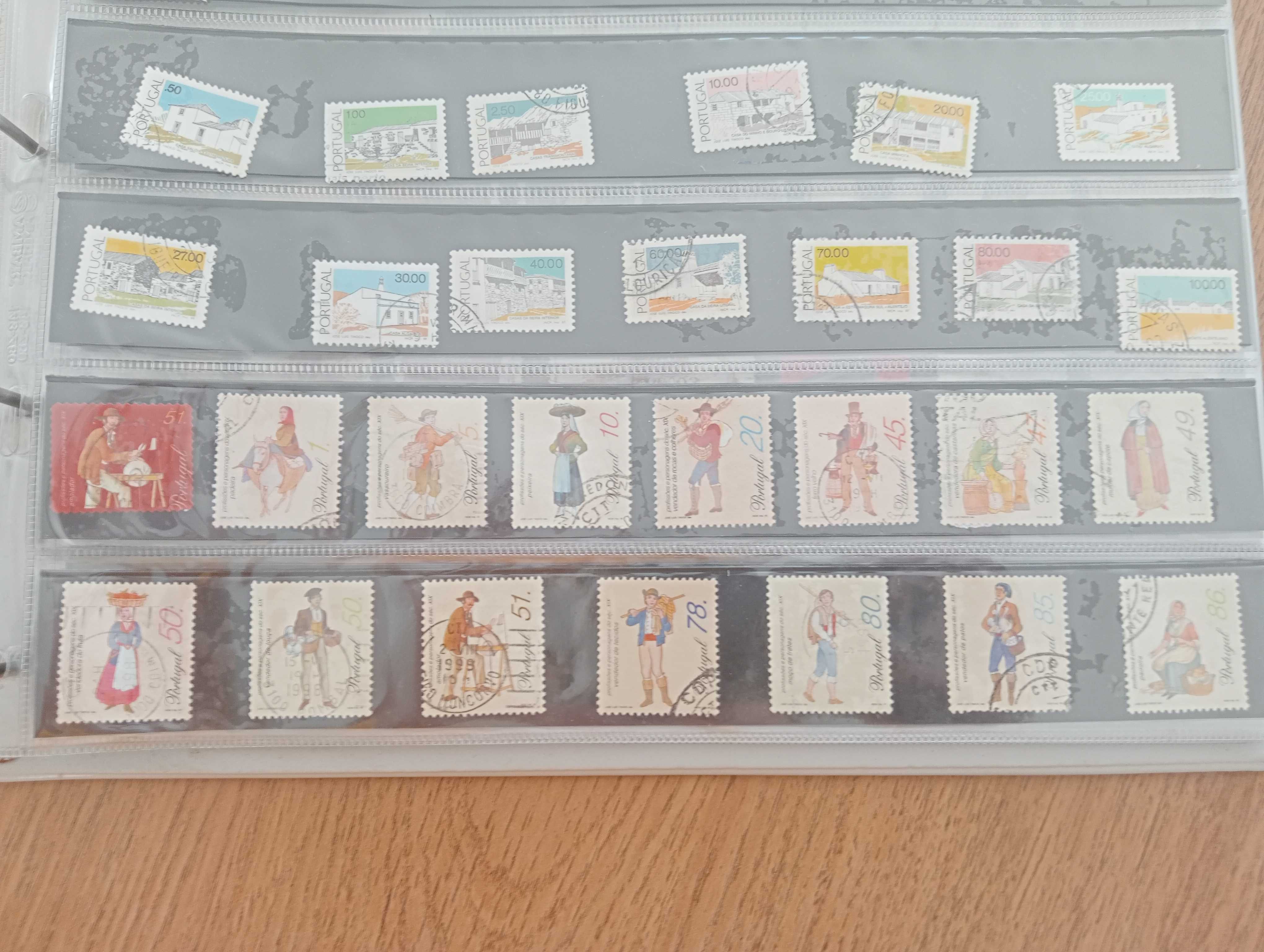 Colecção 212 selos - Filatelia