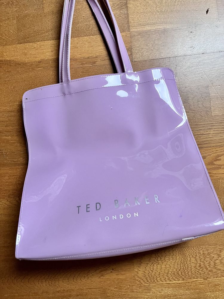 Ted Baker. Szoperka. Winylowa torba