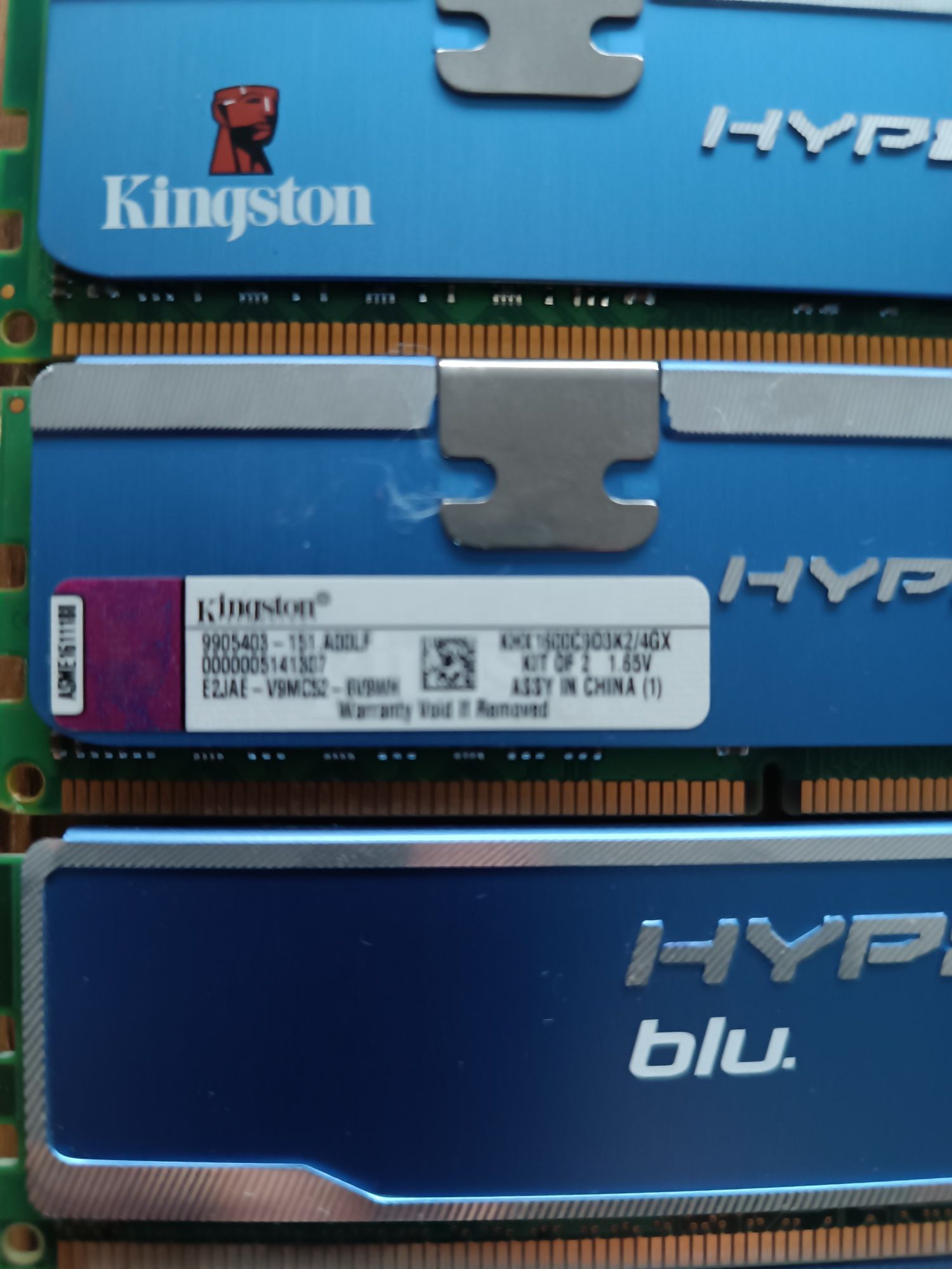 DDR 3 Hyper X Kingston 1600C9 12Gb