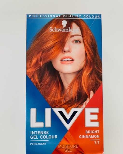 Schwarzkopf Live Farba włosów 7.7 Bright cinnamon nowa