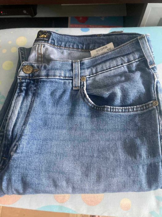 Lee Rider spodnie jeans z elastyną W36 L34 stan dobry
