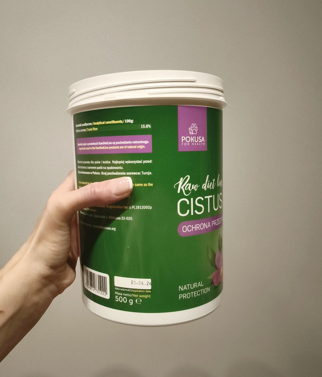Czystek dla psa Pokusa for Health kleszcze opakowanie 500g