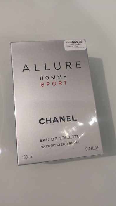 Allure Homme Sport marki Chanel EDT 100ml. Nowy w folii