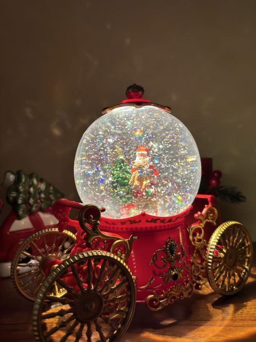 Карета нічник новорічний ліхтар