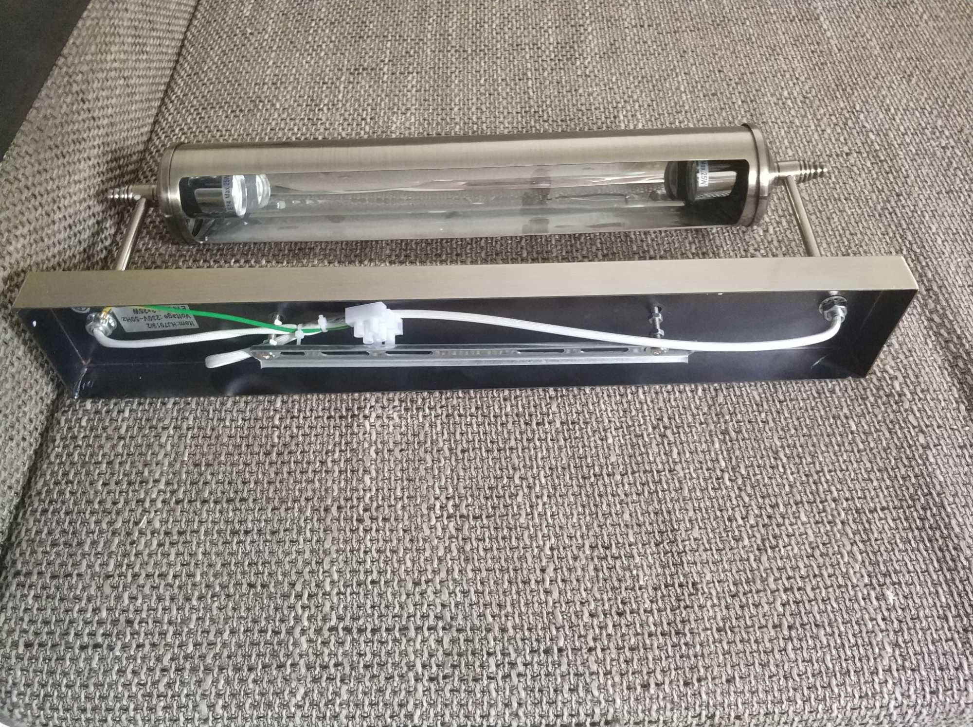 Kinkiet złoty lampa LED do toalety łazienki nad Lustro Obraz Lampka