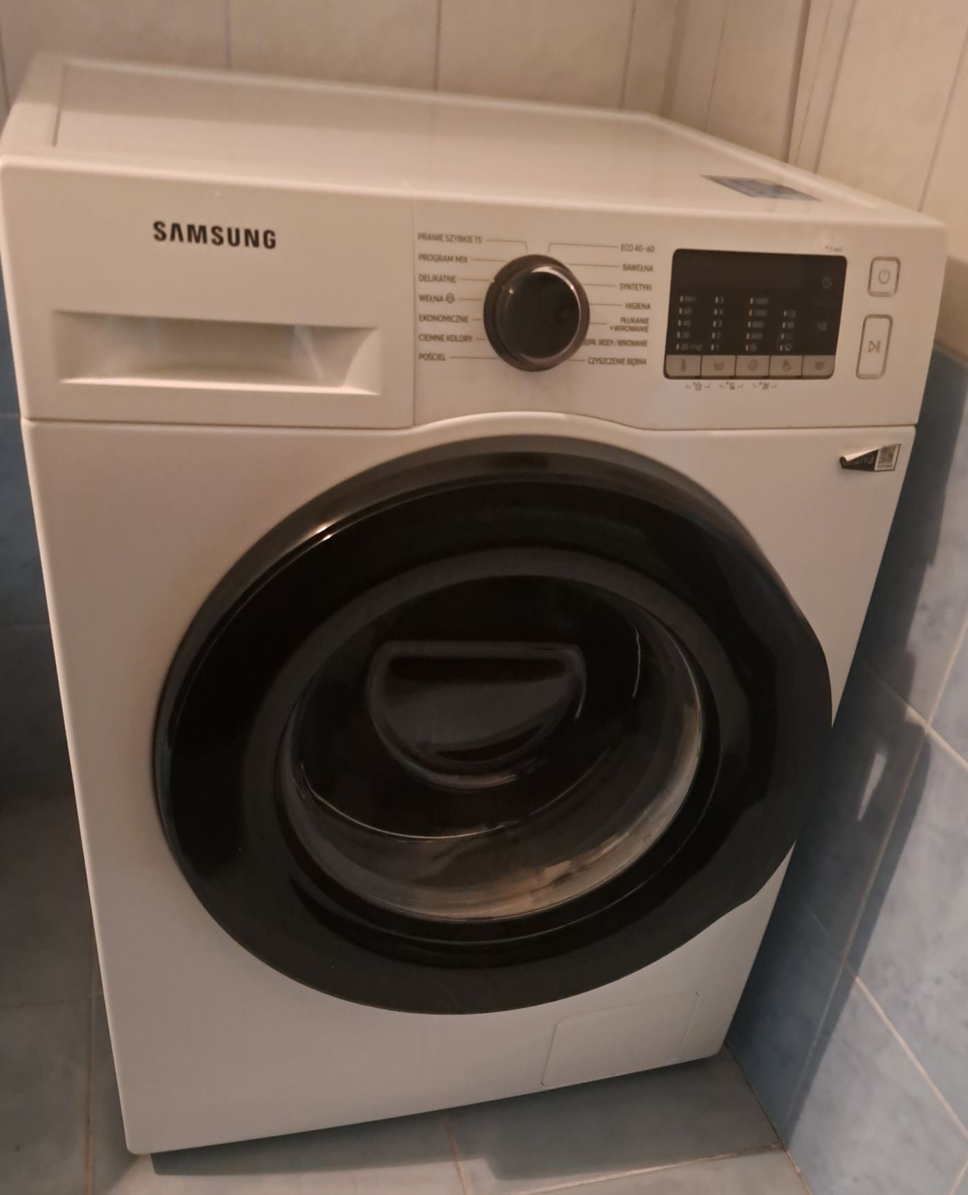 Pralka SAMSUNG Eco Bubble, biała, 7kg