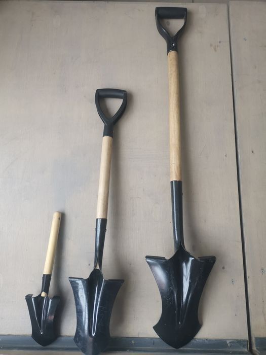 Zestaw 3szt szpadli ogrodowych