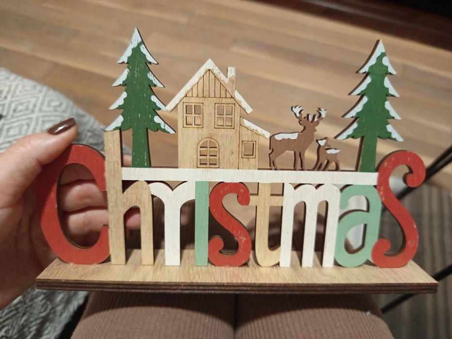 Drewniane dekoracje świąteczne