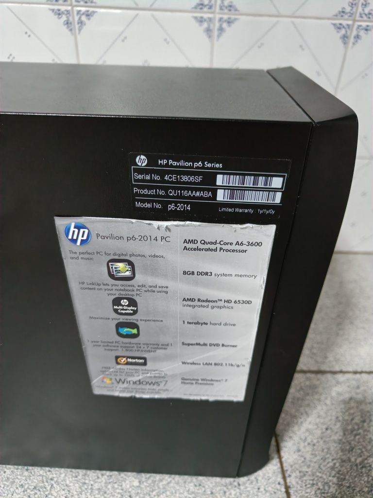 Pc HP para peças