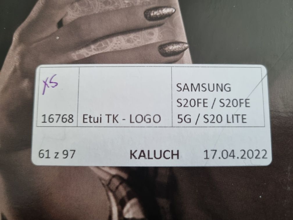 Etui TK Kaluch samsung S20 FE, S20 LITE