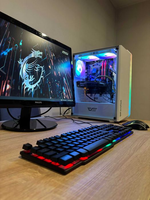 Zestaw do Gier i5 4x3.5Ghz/Ram-16GB/GTX950/SSD+750GB/ARGB/Monitor 24'