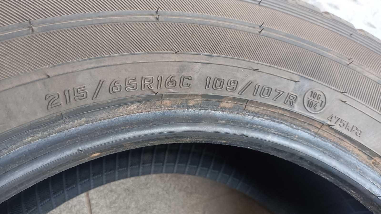 1x 215/65R16C Falken Euroall Season zimowa – jakNowa, 9,3 mm, 2024r FV