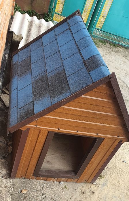 Будка для великих порід(алабай, кавказець, вівчарка, ротвейлер) зимній