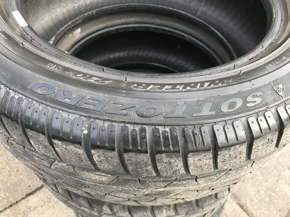 2 szt.opony zimowe 5.5 mm 205/55R16 Pirelli Sottozero Winter 210