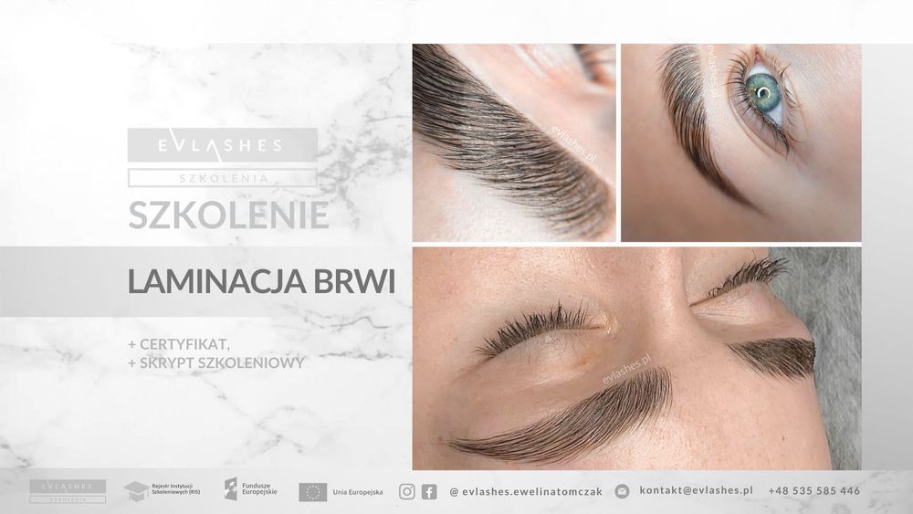 Szkolenie z laminacji brwi, koloryzacji, geometrii Toruń Bydgoszcz Ino
