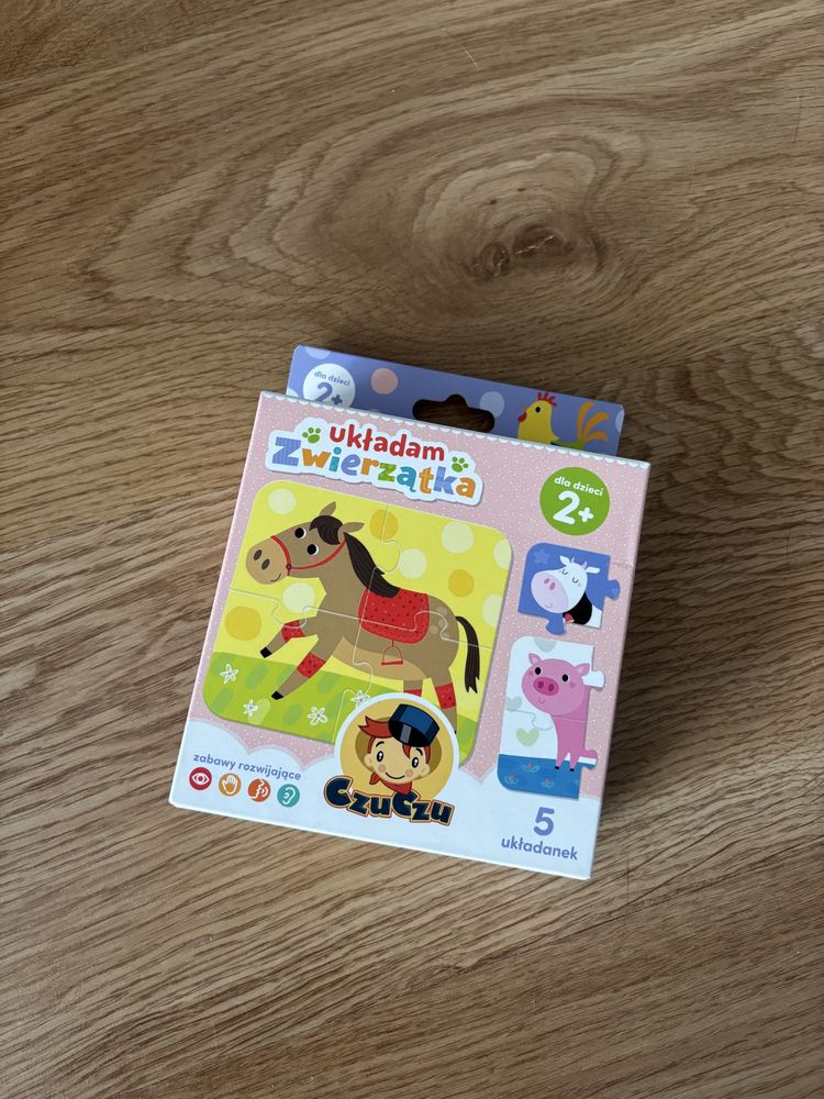 Układanka zwierzątka Czuczu, 2+, NOWE