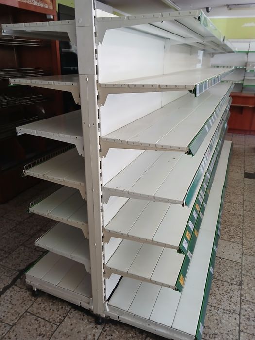 Regały metalowe gondole i przyścienne. Okazja.