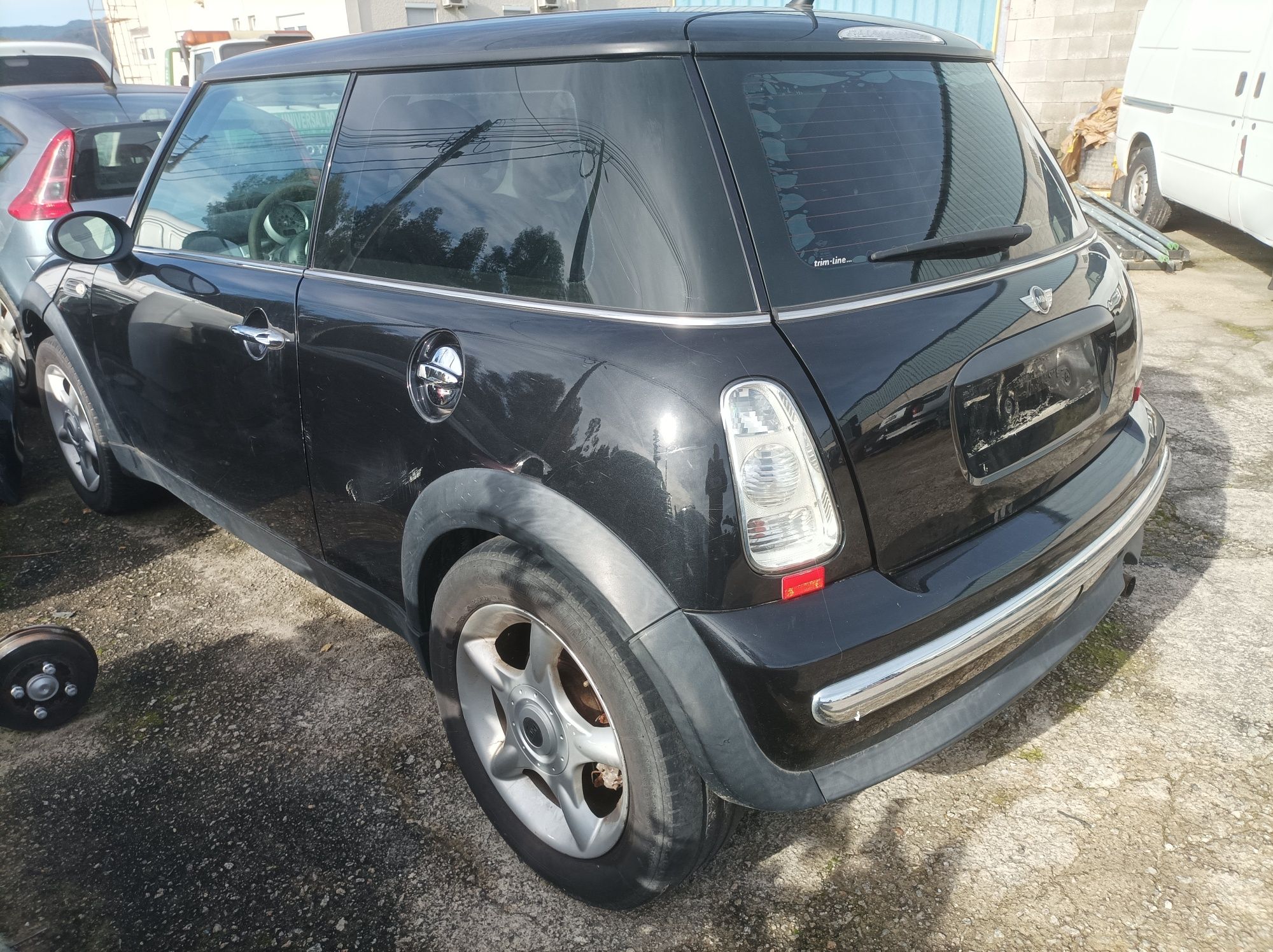 Peças Mini R53, frente completa, airbags, porta, caixa