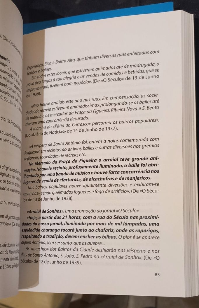 Livro sobre Lisboa, Seus Bairros, Arraiais e Marchas. PORTES GRÁTIS.