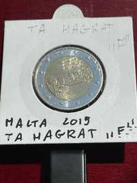 2 euro Malta 2019 „F” Ta Hagrat 20 000 szt UNIKAT