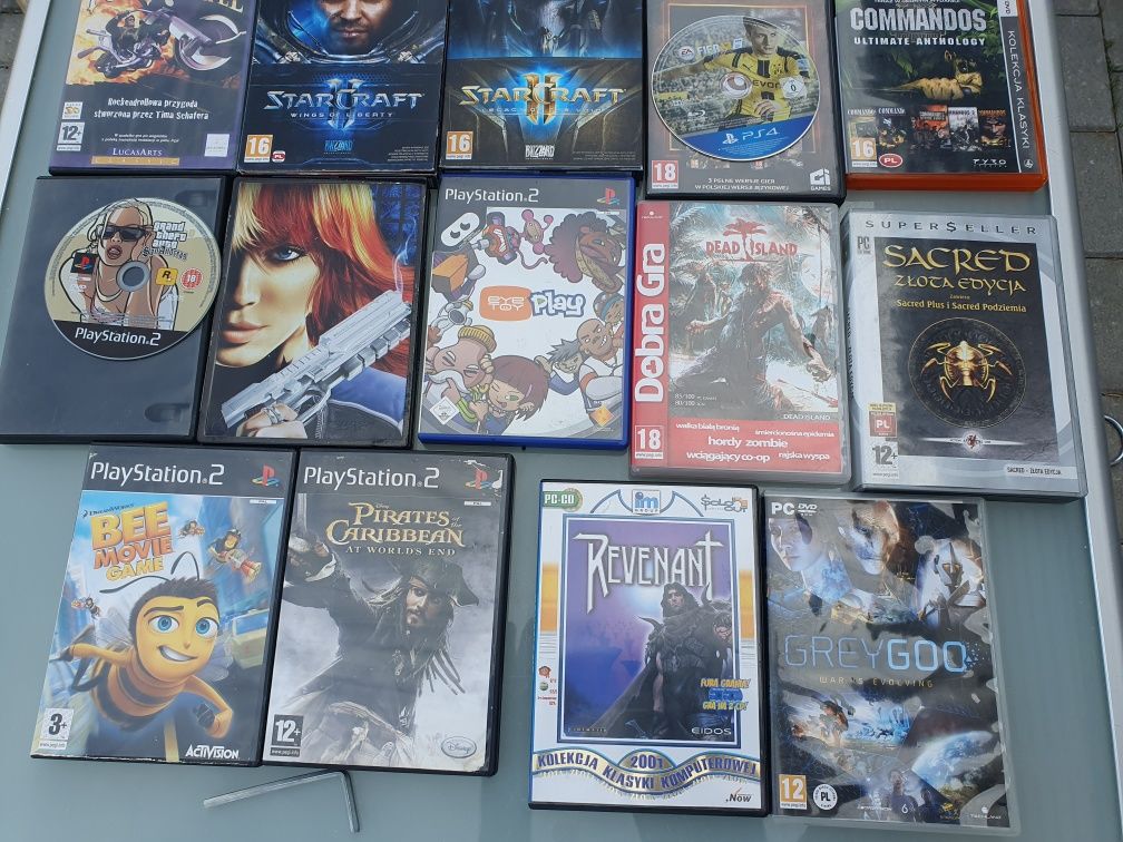 Różne Gry komputerowe PC konsola PS