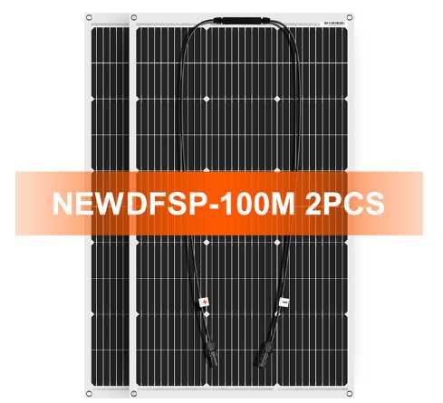 2 x Painéis solares flexível